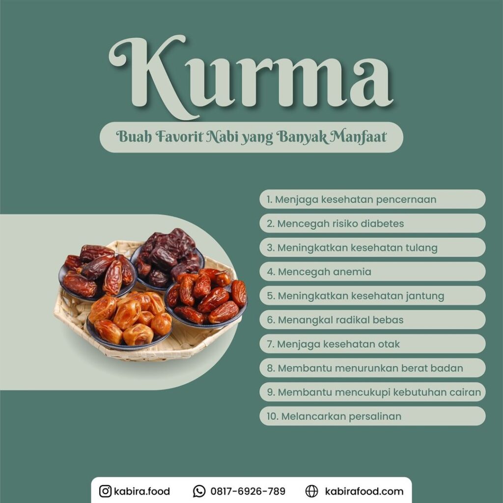 Manfaat Makan Kurma Setiap Hari Bulan Puasa